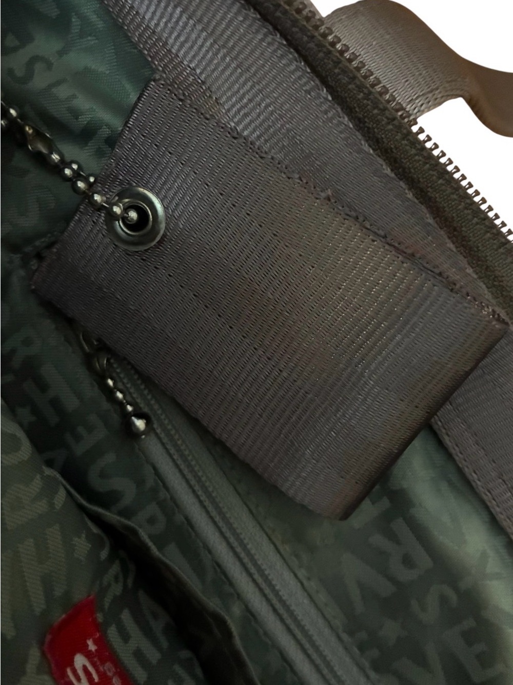 Harveys Seatbelt Bag Woven Tote Shoulder Purse Dark Brown Espresso Zip Closure - Picture 9 of 12